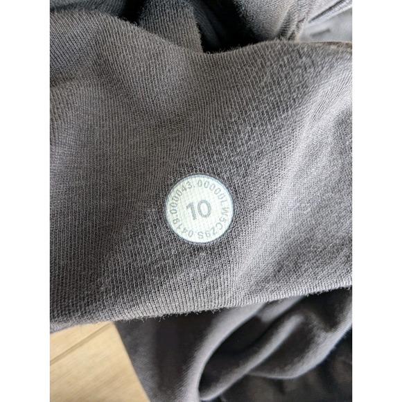 Lululemon Ready To Fleece Pants Womens Size 10 Black Joggers W5CZ9S 28" - Picture 5 of 12